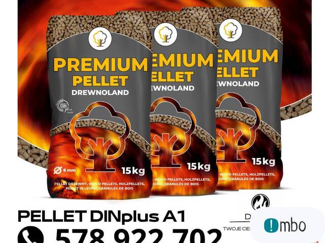 Pellet Premium DINPLUS A1 iglasty-sosnowy 6mm Kliszów - 1